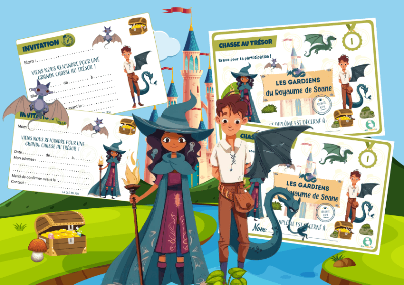 certificat chevalier princesse a imprimer