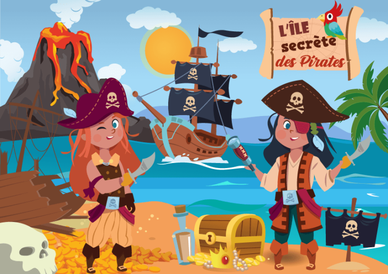 L'île au trésor des pirates (4-6 ans)