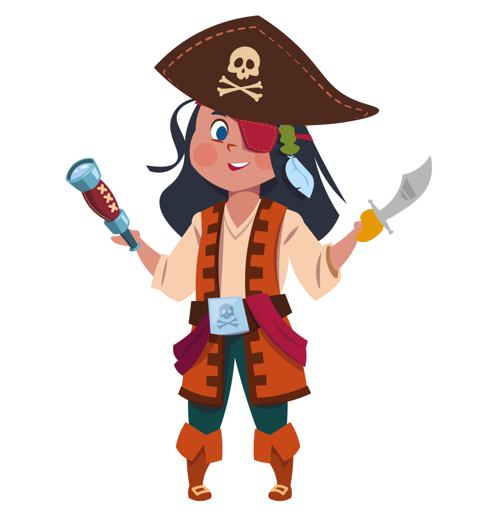 Décorations Anniversaire Thème Pirate - 36 Pièces (cartes, Spirales) - Pour Fête Enfant, Chasse Au Trésor