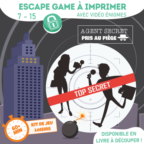 escape game immersif agent secret enfant